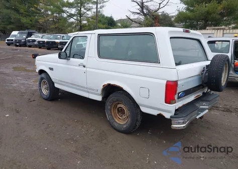 1993 Ford Bronco U100 из США, поврежденный, VIN 1FMEU15N0PLA51961